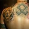 Tattoos of amulets: Slavic, Buddhist, Tibetan, Indian Tattoo that protects against damage and the evil eye