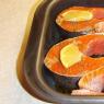 Whole trout baked in the oven