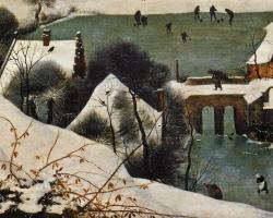 Pieter Bruegel. Hunters in the Snow.  Pieter Bruegel the Elder