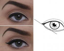 Как да нарисувате стрелки на очите правилно - инструкции, полезни съвети